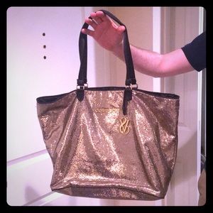 Victoria’s Secret Gold Shimmer Tote